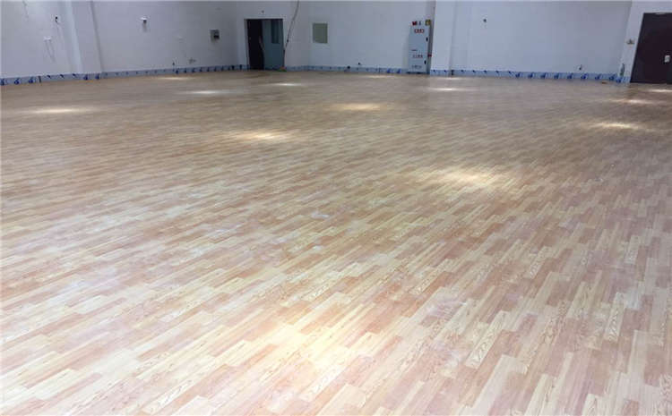 柞木運動籃球地板板式龍骨結構