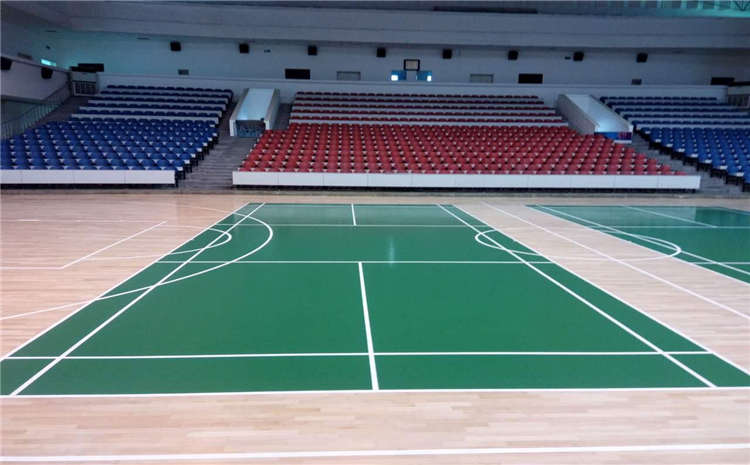 浙江體育館運動木地板工程施工