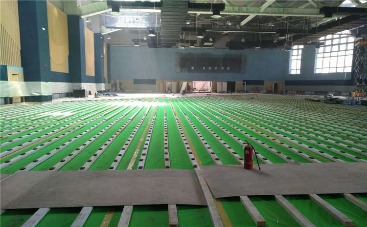 湖南體育場運動木地板施工方案