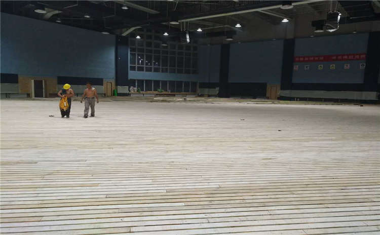 安徽體育場運動木地板工程施工
