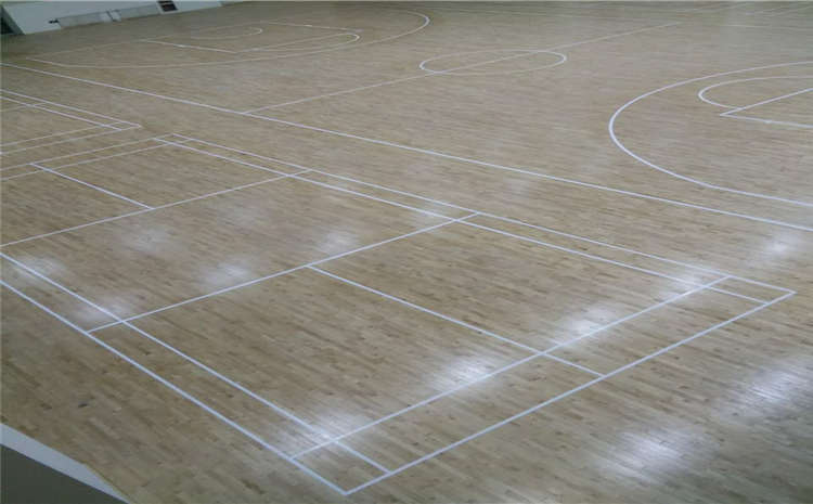 學(xué)校籃球場木地板打磨翻新