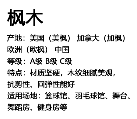 體育運動地板楓樺木一平米價格-體育館楓木地板特點