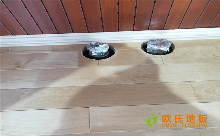 山西榆次王湖小學體育館木地板項目案例