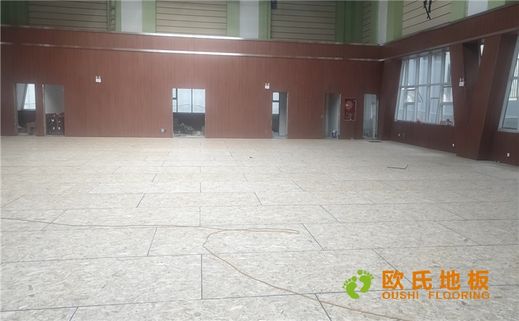 山西晉中王湖小學體育館木地板項目