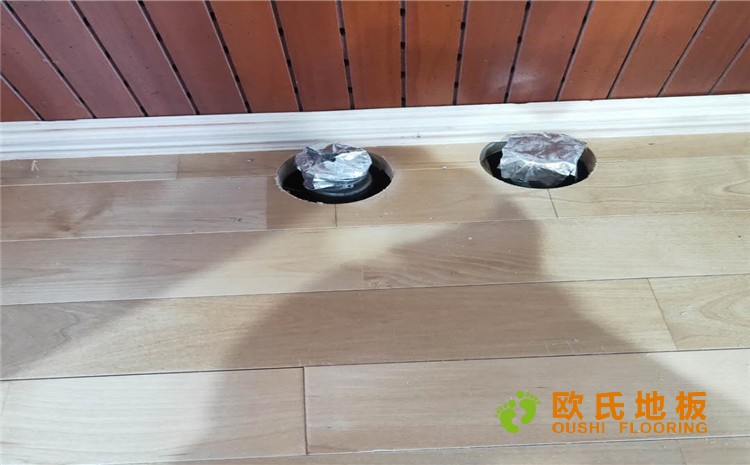 山西晉中王湖小學體育館木地板項目