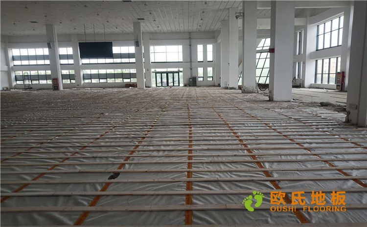 新疆昆玉市文化館板式龍骨木地板項(xiàng)目