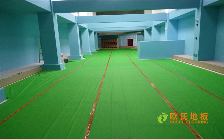 新疆烏魯木齊羽毛球館乒乓球館單龍骨木地板案例 新疆烏魯木齊羽毛球館乒乓球館單龍骨木地板案例